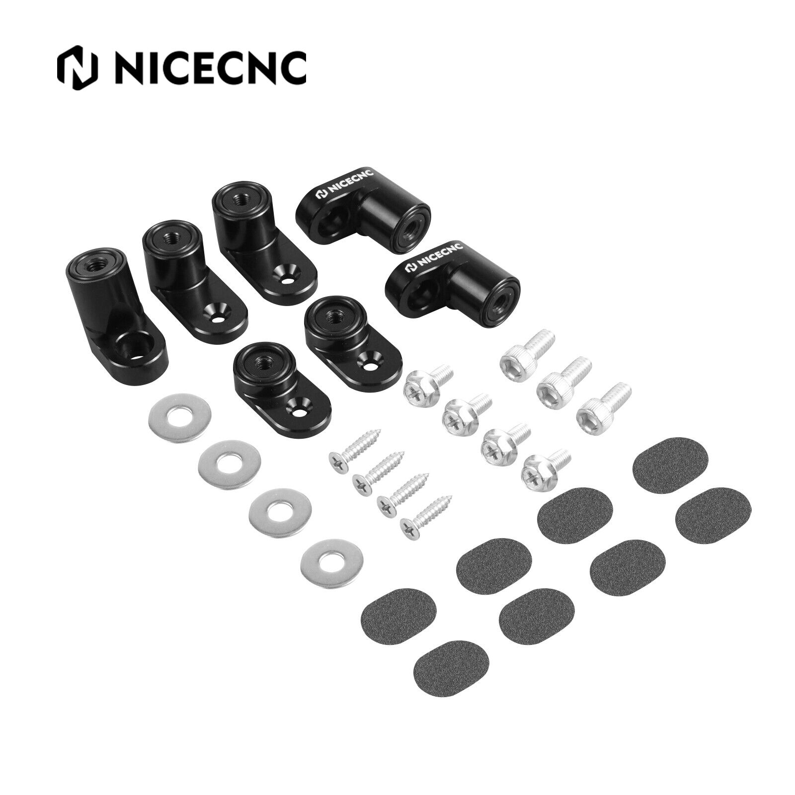 NICECNC Rear Wing Spoiler Riser Extendsion Kit For Ford Focus ST/RS 2013-2018