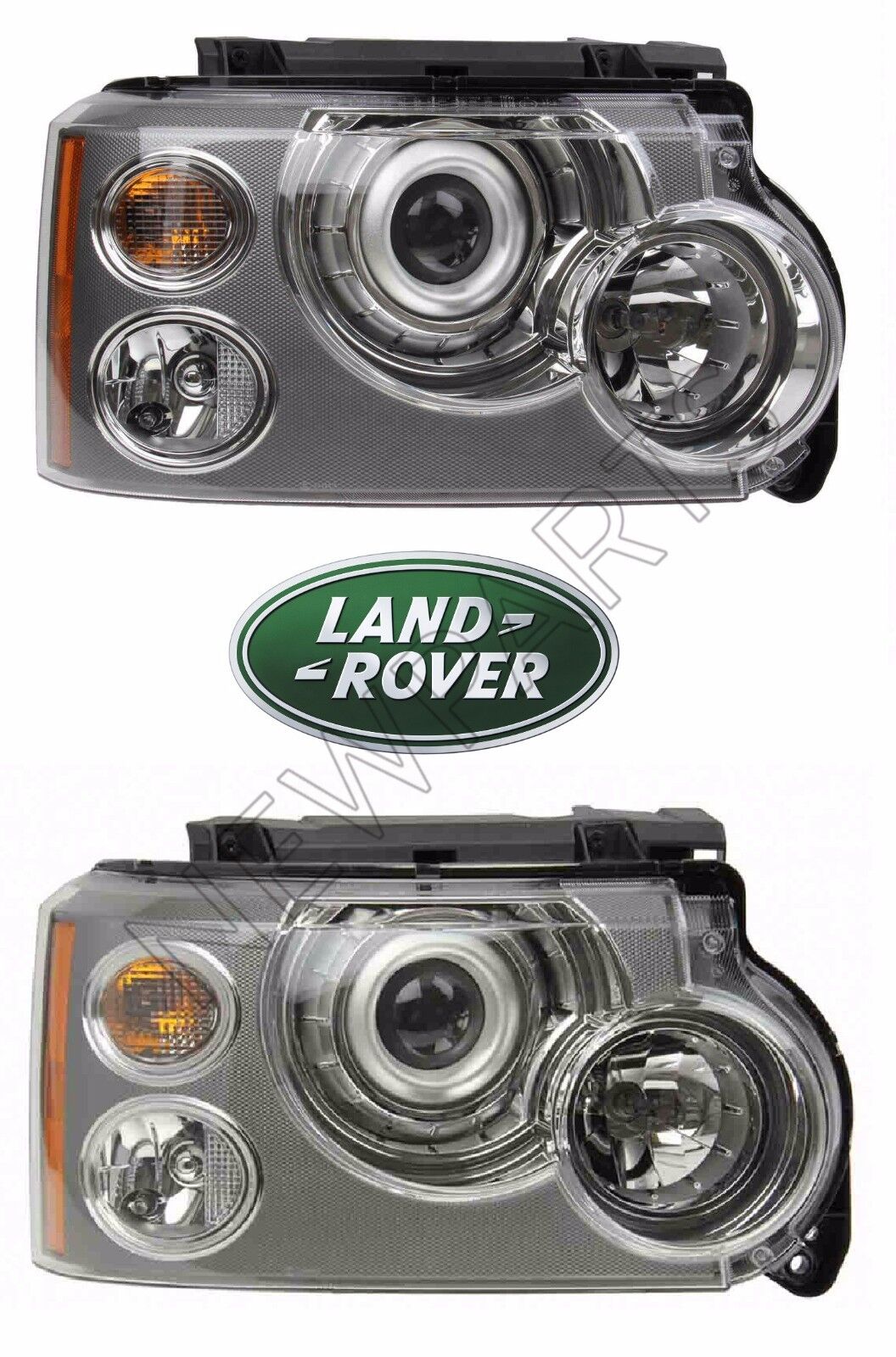 Genuine For Land Rover Range Rover 06-09 Left & Right Halogen Headlight Assies