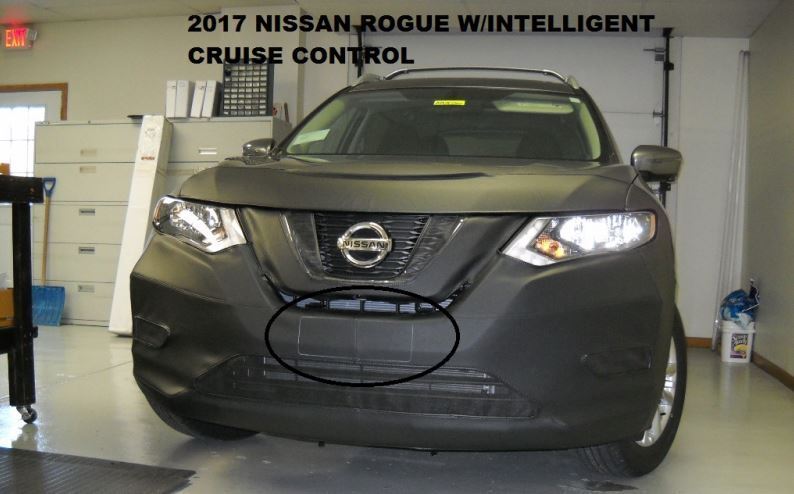 Lebra Front End Mask Cover Bra Fits 2017-2020 Nissan Rogue w/intelligent cruise