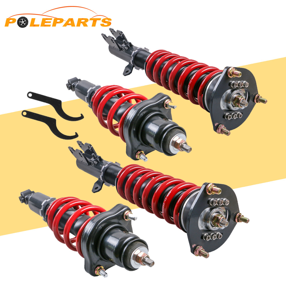 4X Full Coilover For 2008-16 Mitsubishi Lancer & Ralliart CY2A CZ4A Adj.Height