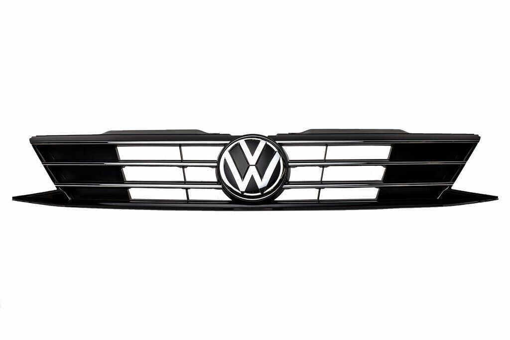 2015-2017 VW Volkswagen Jetta Black & Chrome Radiator Grille 5C6853651AJZLL OEM