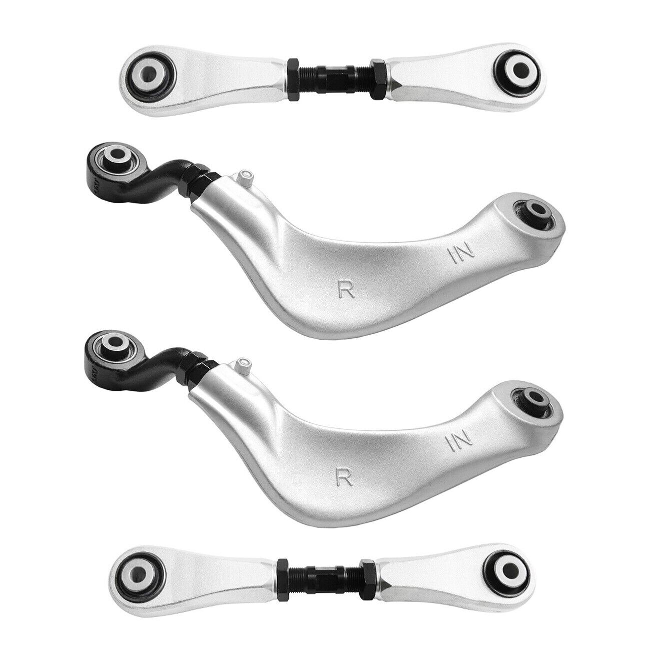 4pcs Adjustable Rear Camber Arms For Audi A4～A7、Q5、RS5/7、SQ5、S4～S8&Porsche Macan