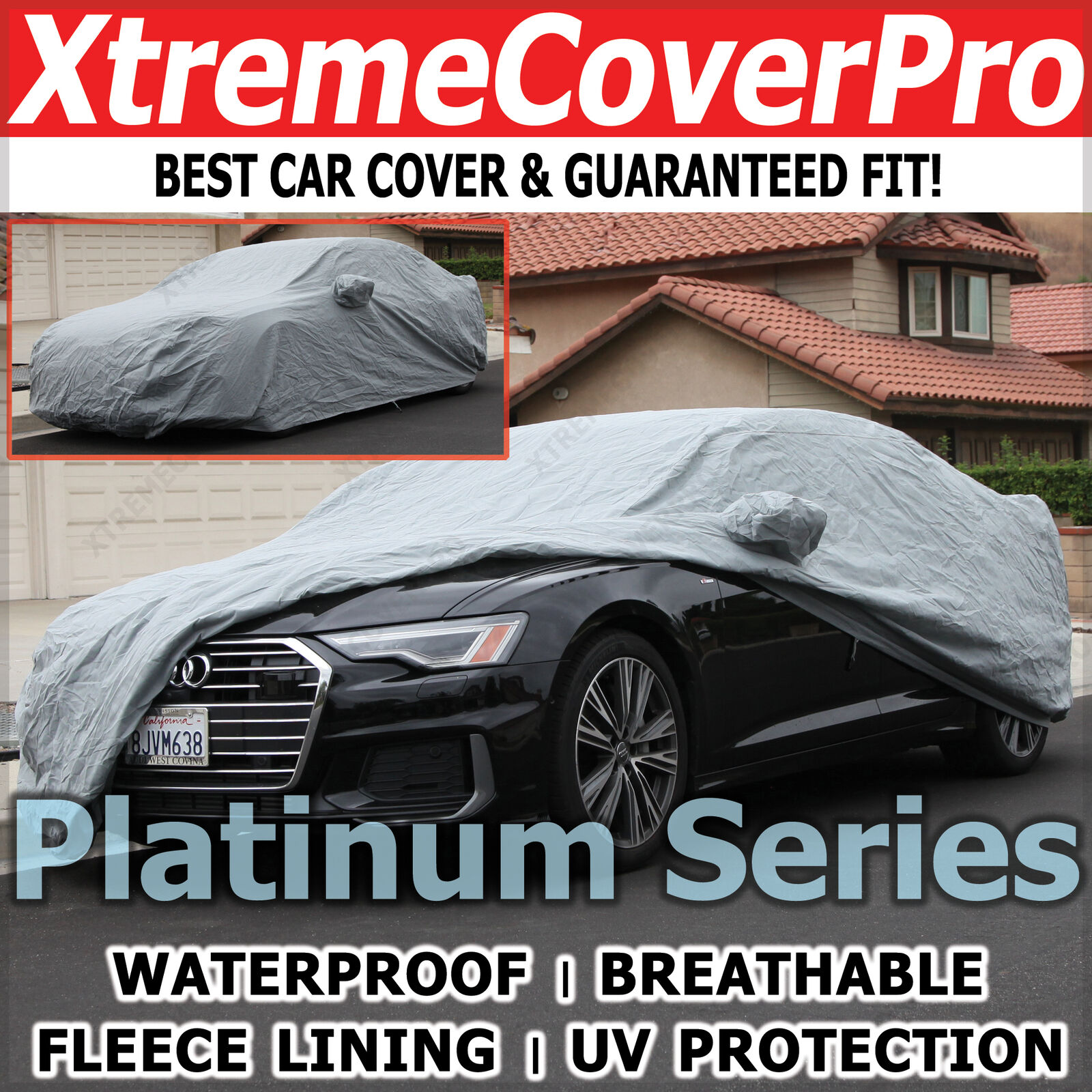 2013 Audi R8 Waterproof Car Cover w/MirrorPocket