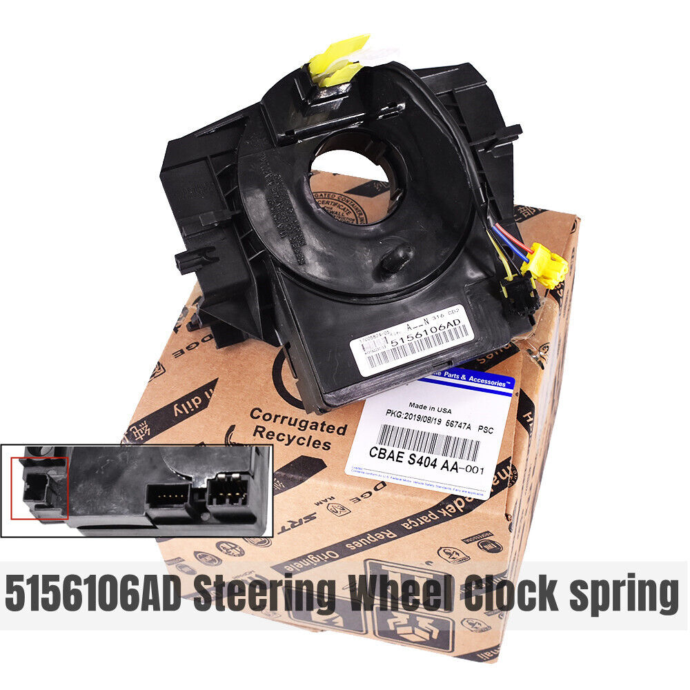 5156106AD OEM MOPAR Steering Wheel Clockspring For 2007 to 2018 JK Jeep Wrangler
