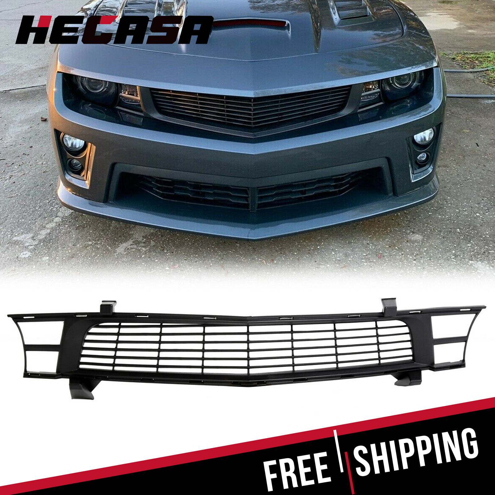 For 2010-15 Chevrolet Camaro SS LT ZL1 Bumper Heritage Grille Replace 92208704