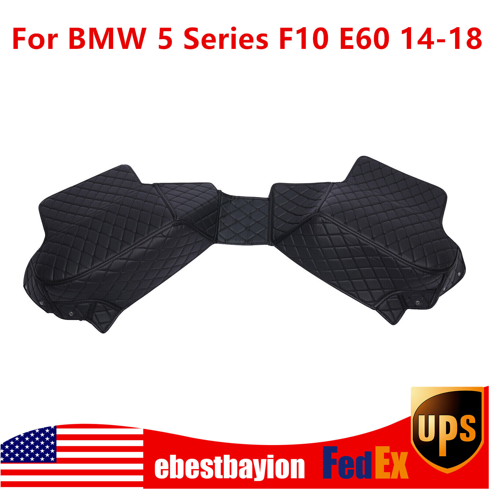 Car Floor Mats Front Rear Position Floor Mat For BMW 5 Series F10 E60 14-18 