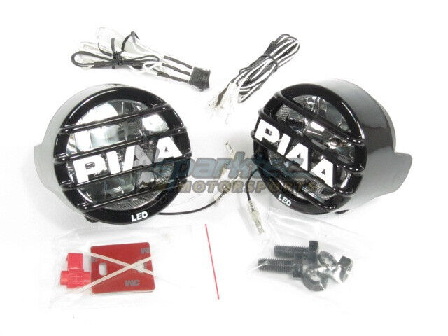 PIAA LP 530 High Intensity LED Round Driving Light Kit Fog Lamps 6000k 5372 NEW