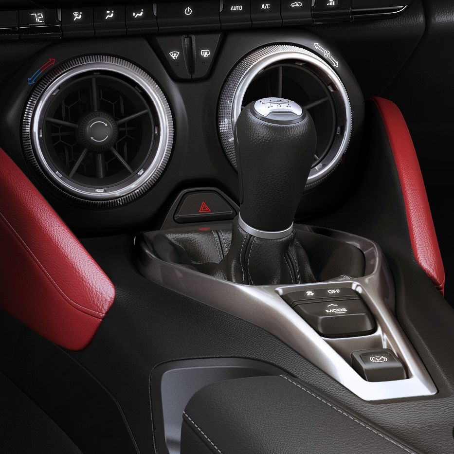 2016-2024 Chevrolet Camaro Genuine GM Interior Trim Kit Knee Pads Red 84095812