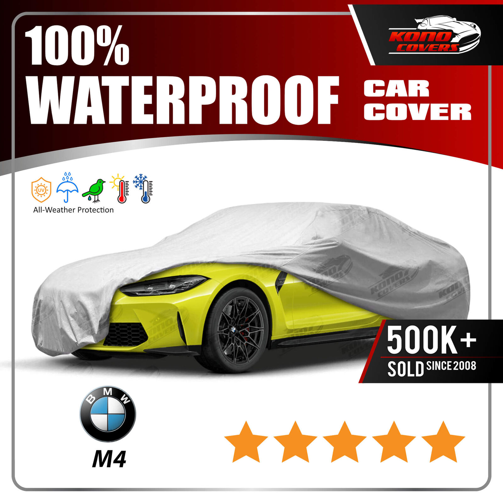 [BMW M4] CAR COVER - Ultimate Full Custom-Fit 100% All Weather Protection