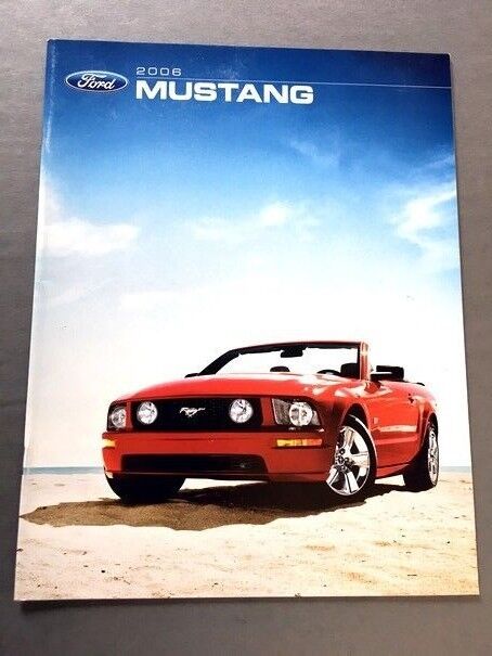 2006 Ford Mustang 28-page Car Sales Brochure Catalog - GT Convertible