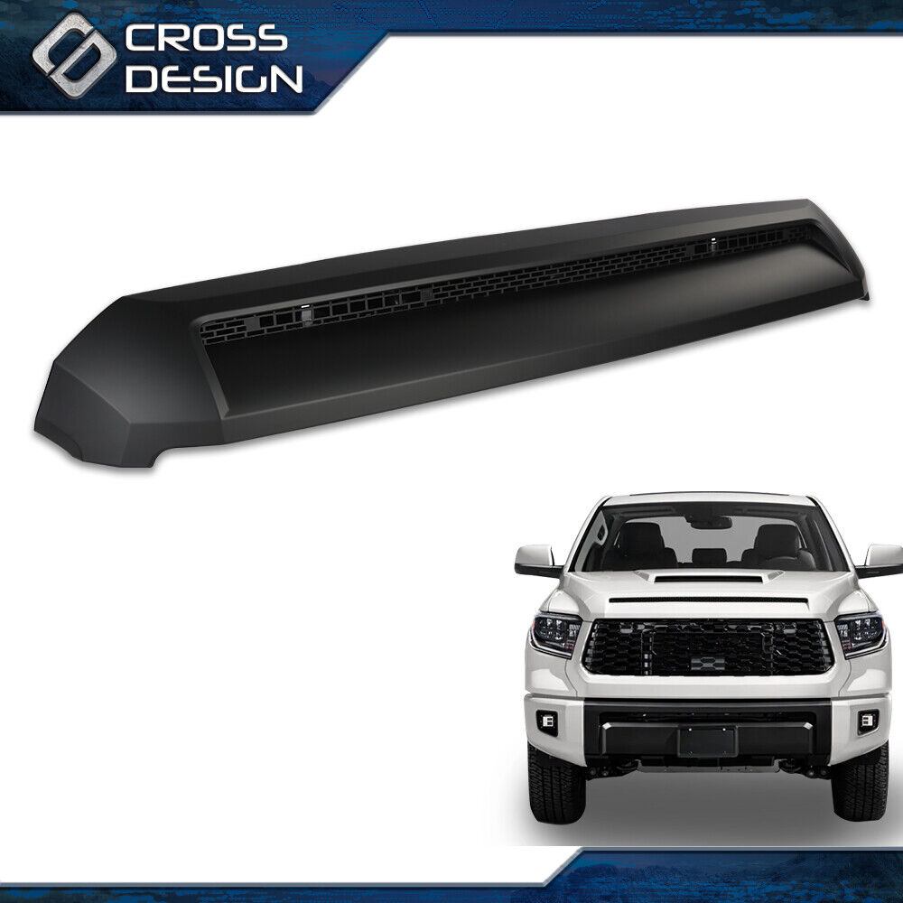 Front Upper Grille Molding Hood Bulge Scoop Fit For TOYOTA TUNDRA 14-21 Pickup