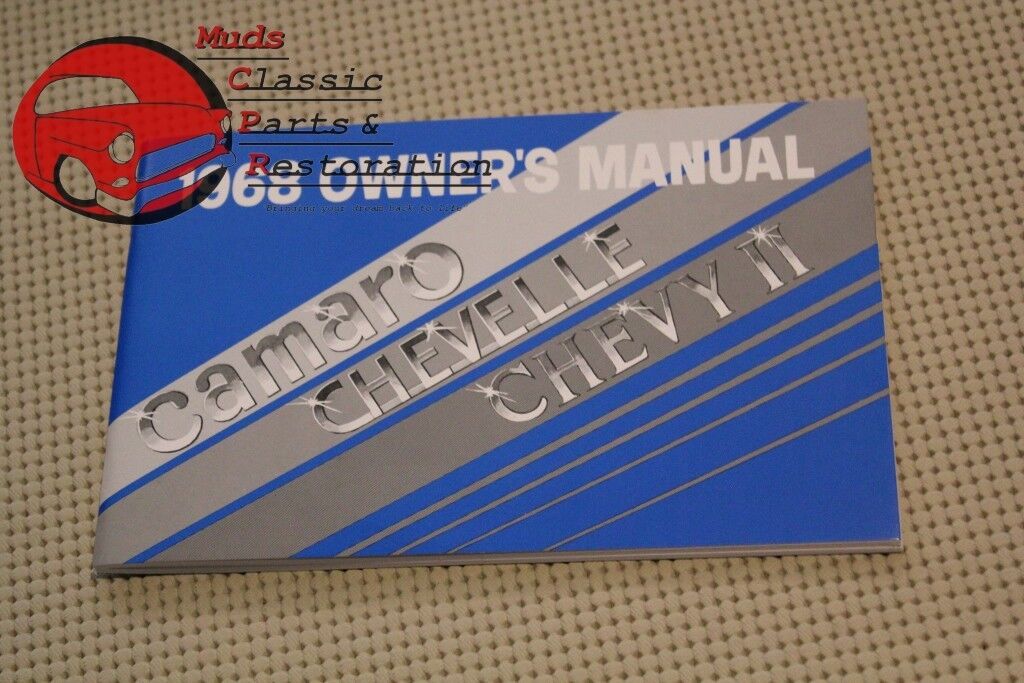 1968 68 Chevrolet Chevy Camaro Chevy II Chevelle Owners Owner\'s Manual