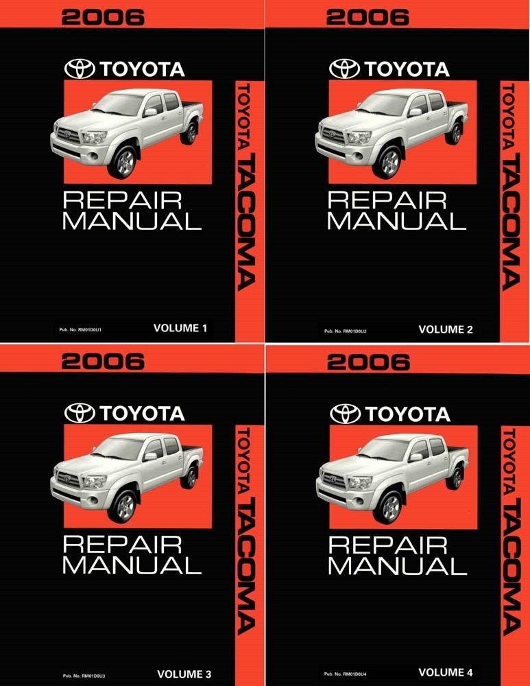2006 Toyota Tacoma Shop Service Repair Manual Complete Set