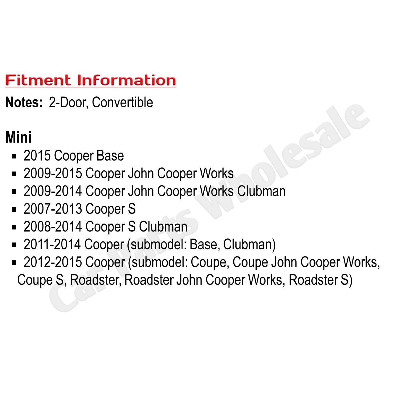 Hood Molding Trim Moulding Chrome for Mini Cooper 2007-2015