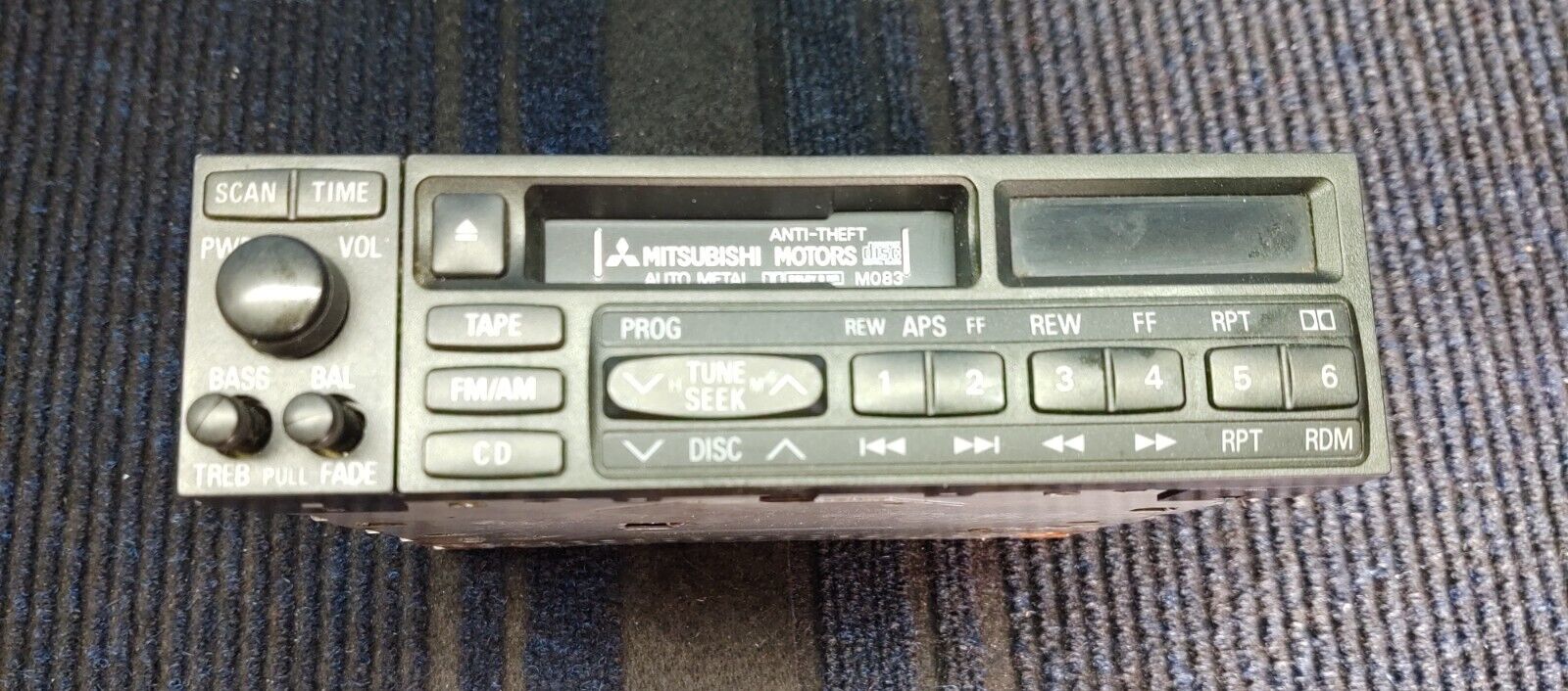 1991-93 Mitsubishi 3000GT Dodge Stealth VR4 Radio Tape Player & EQ
