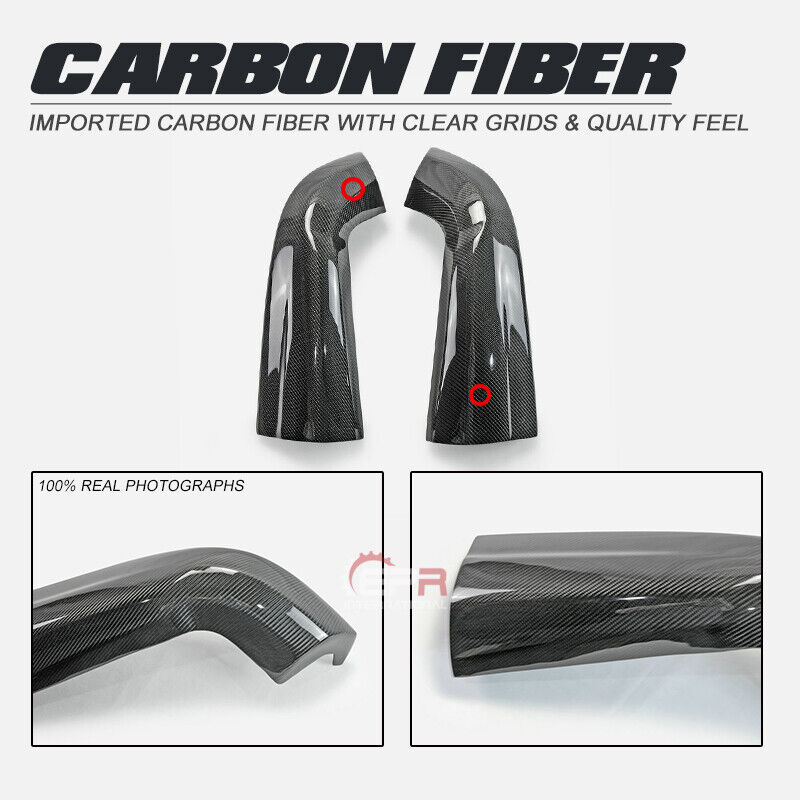 For Honda 98-01 Integra DC2 Carbon Fiber Rear Spats Trim addon bodykits 2pcs