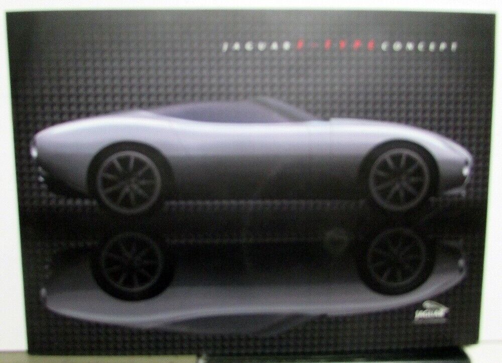 2000 Jaguar F-Type Concept Car Press Kit Detroit Auto Show Roadster Rare