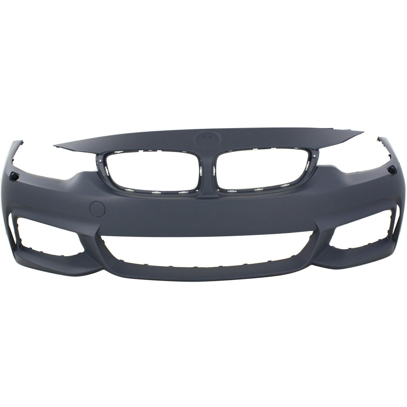 Front Bumper Cover For 2014-2016 BMW 428i w/ M Sport Line/HLW Holes Primed CAPA