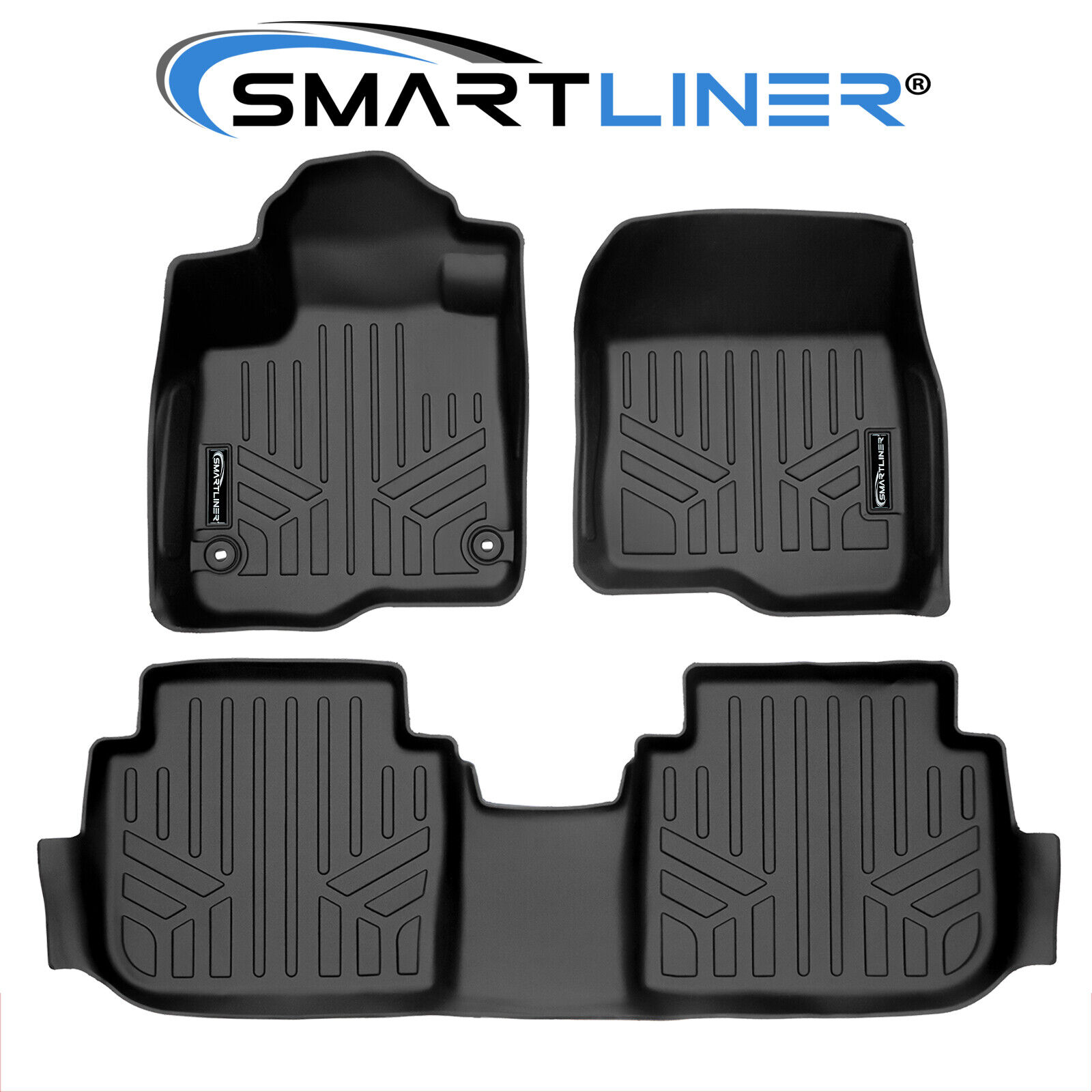 SMARTLINER 2 Row Floor Mat Liner Set For 2023-2024 Honda CR-V & CR-V Hybrid