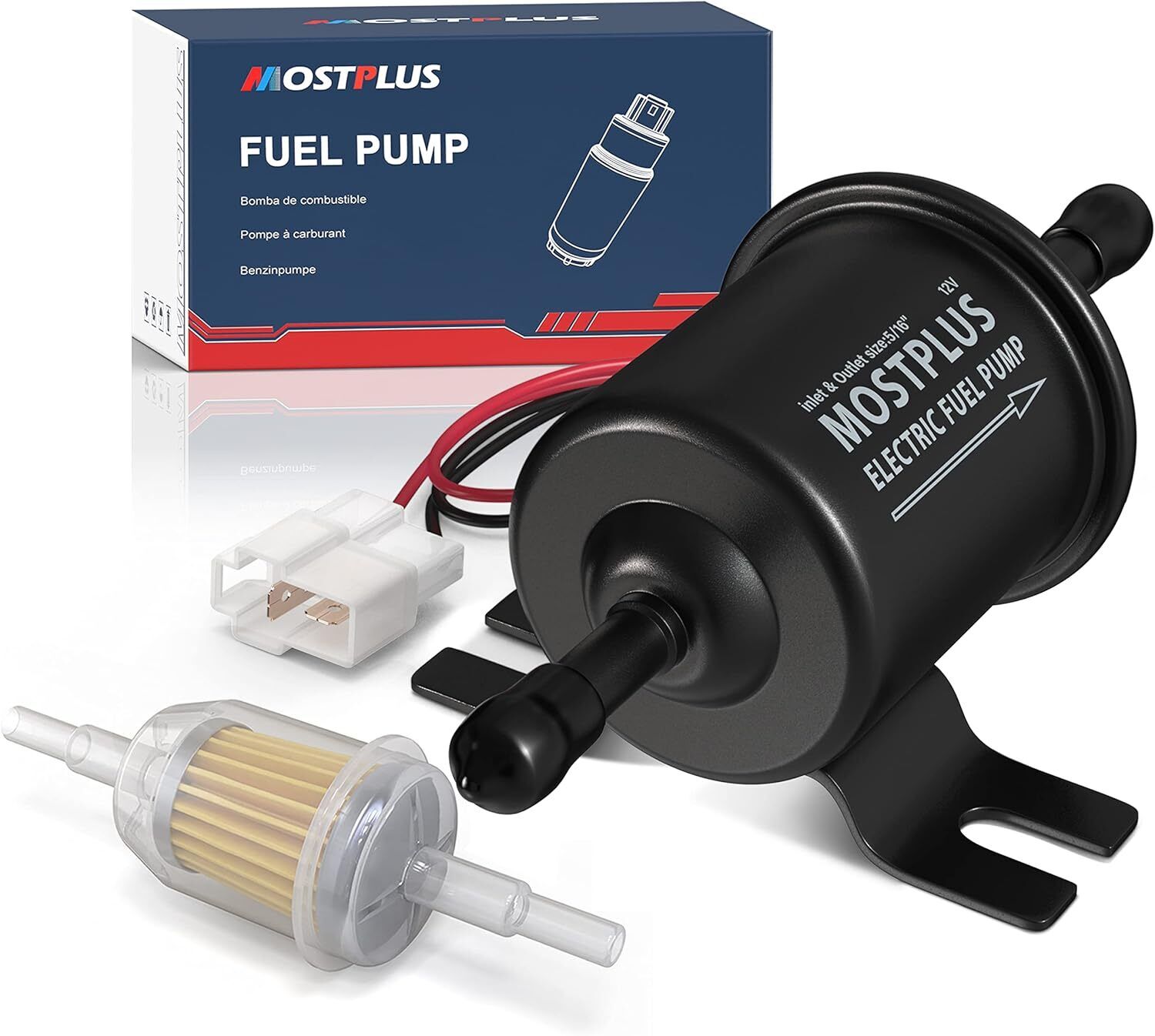 Universal Low Pressure Motorcycle Electric Fuel Pump gfuel For Yamaha Rhino 450
