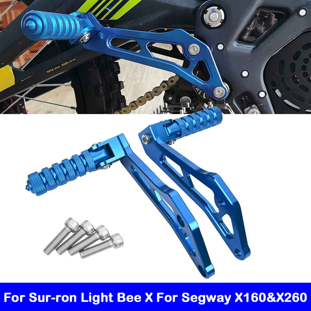 Rear Foot Pegs Pedal Bracket For Segway X160 & X260 For SUR-RON Light Bee X