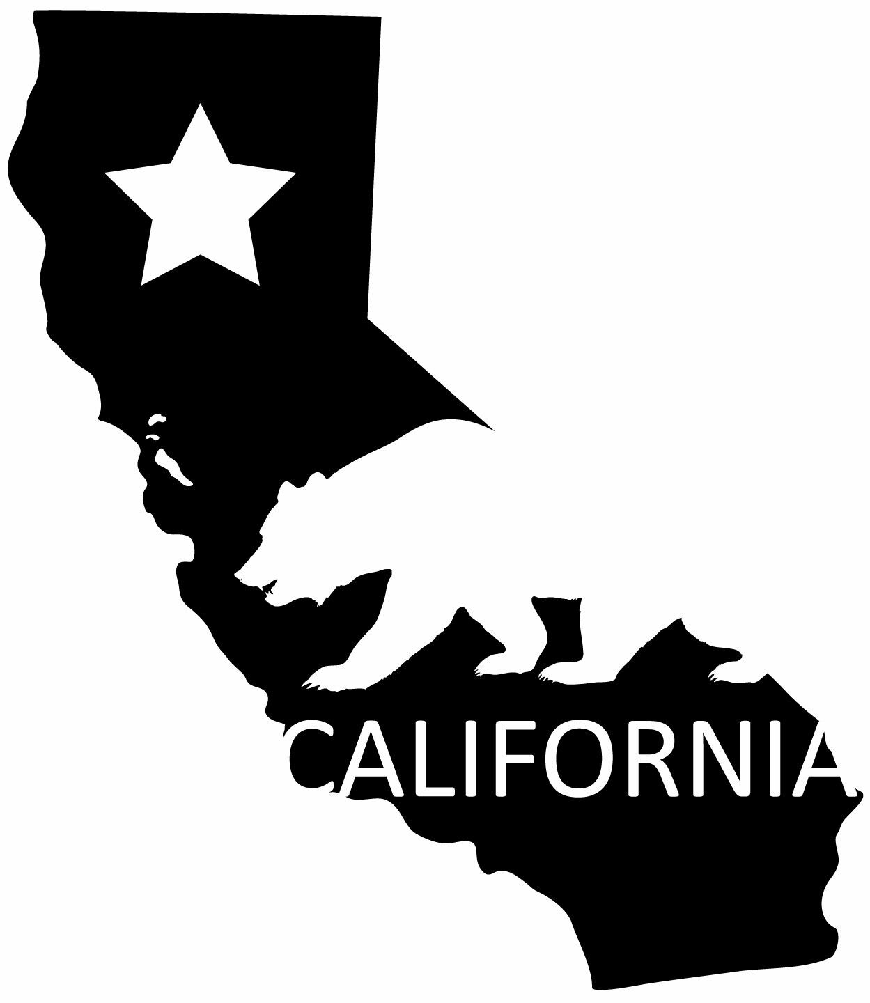 This is a California bear, flag, state, sticker or decal vinyl cut cali love.