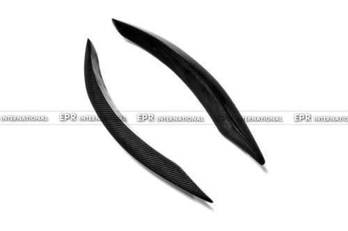For Mercedes Benz W117 CLA 2014 PE-Style Carbon Fiber Front Bumper Canard wing