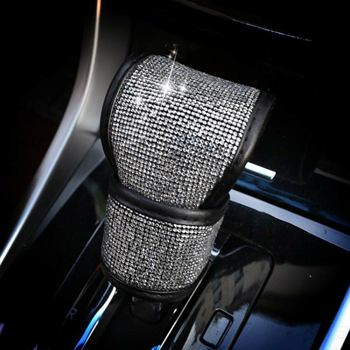 11PCS Sparkle Luxury Bling Rhinestone Diamond Car Interior Accessories Universal