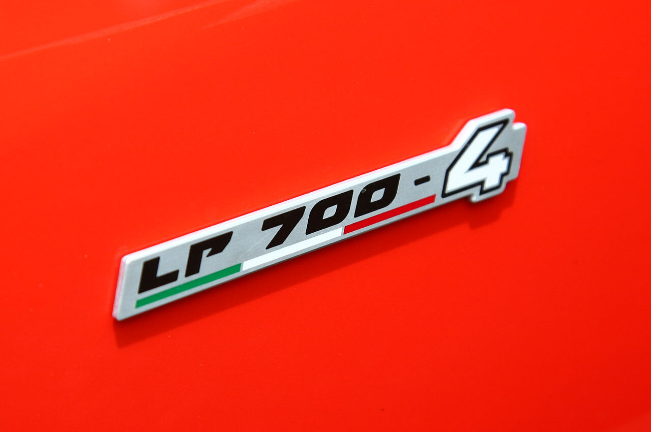 Lamborghini Aventador LP700-4 Side Skirt Emblem OEM