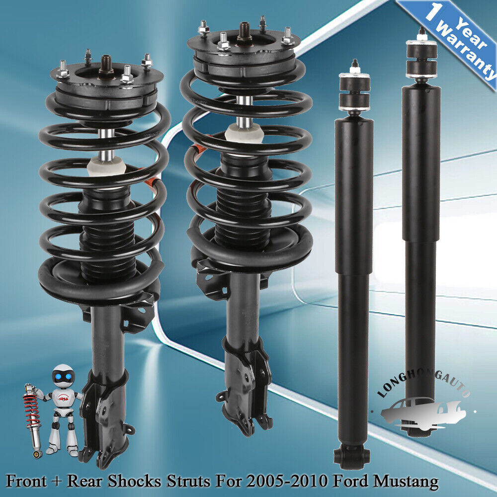 Front & Rear Struts Shock ASSY For 2005-10 Ford Mustang A Set of 4