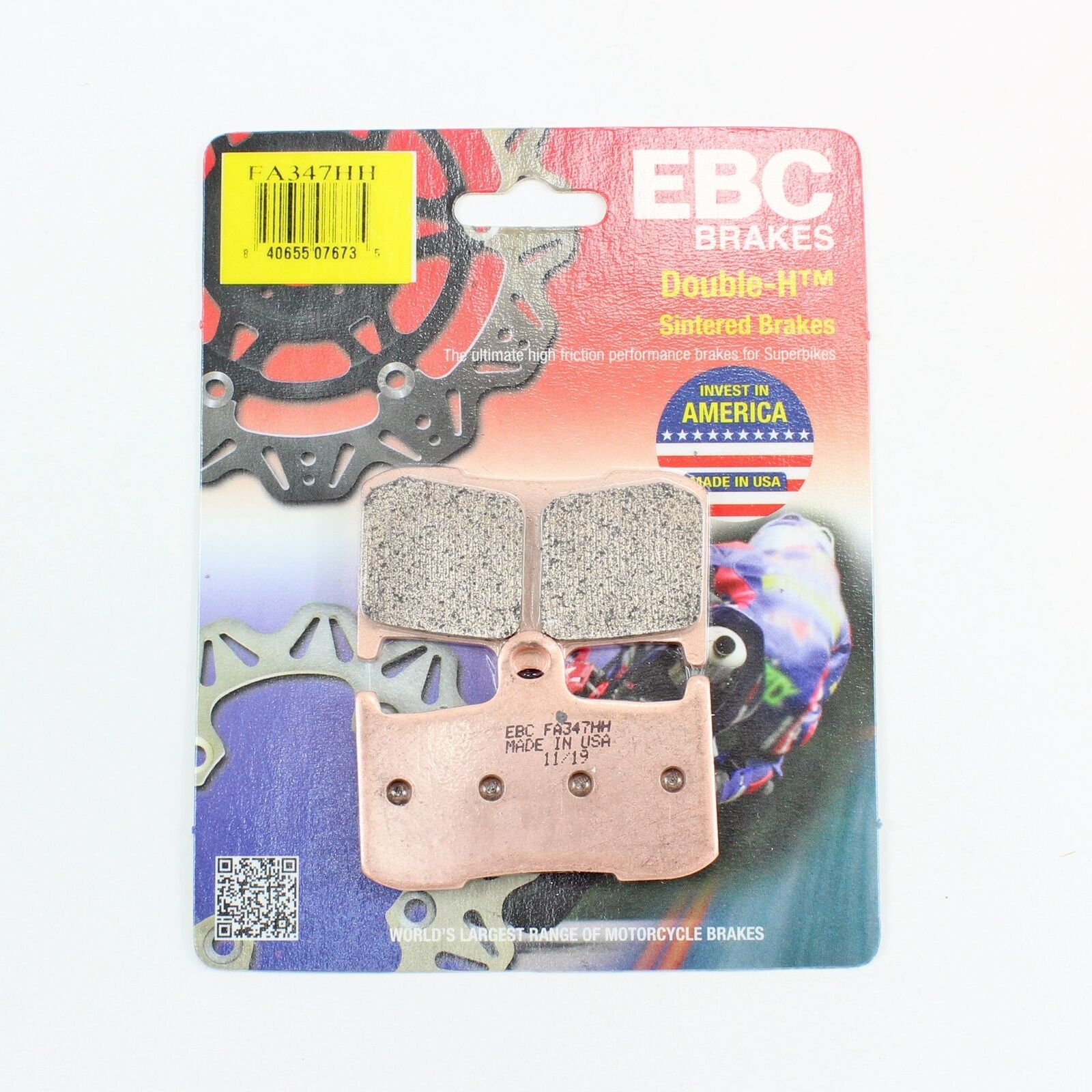 EBC Brake Pads HH Sintered for 2008-2017 Victory VEGAS Front