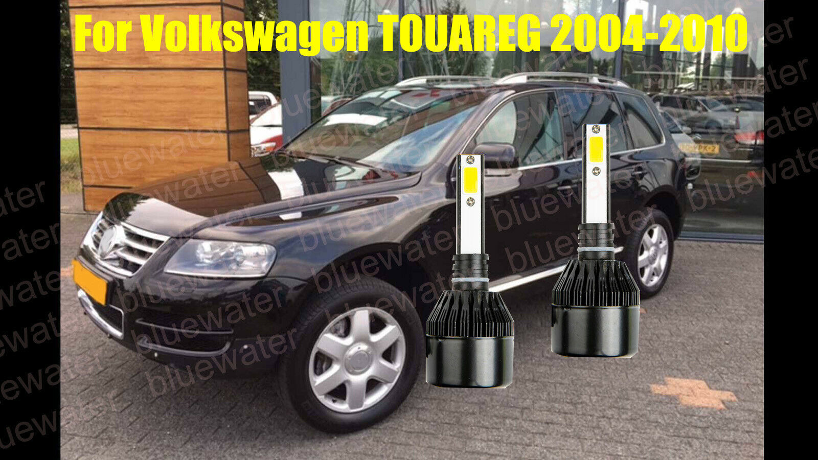 LED For VW TOUAREG 2004-2010 Headlight Kit H7 6000K White CREE Bulbs Low Beam
