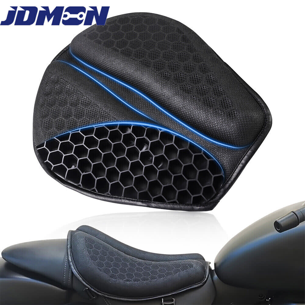 Motorcycle Comfort Seat Cushion 3D Gel Cover Pillow Pad Pressure Relief Seat