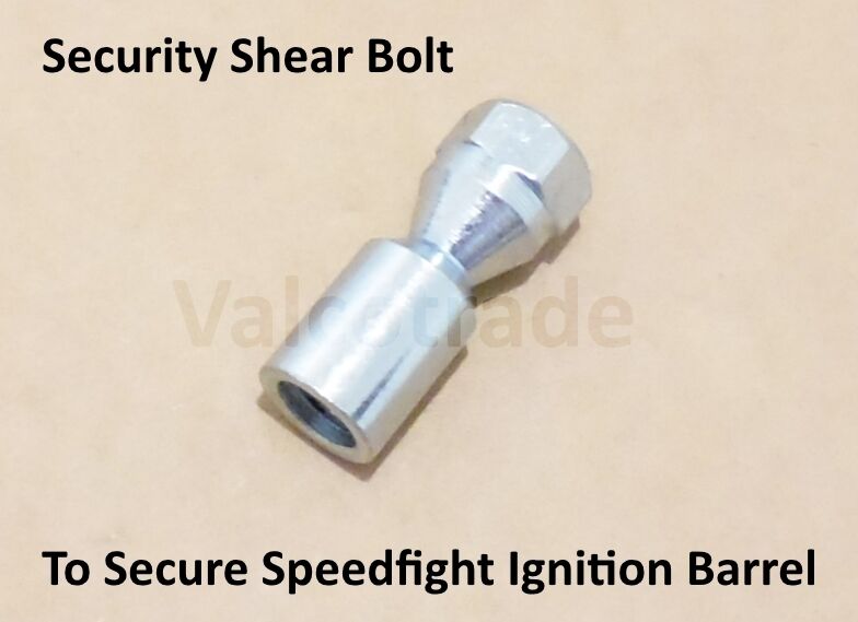 2 x Security Shear Bolt for Peugeot Speedfight. Secure Lock Barrel. Speed Fight
