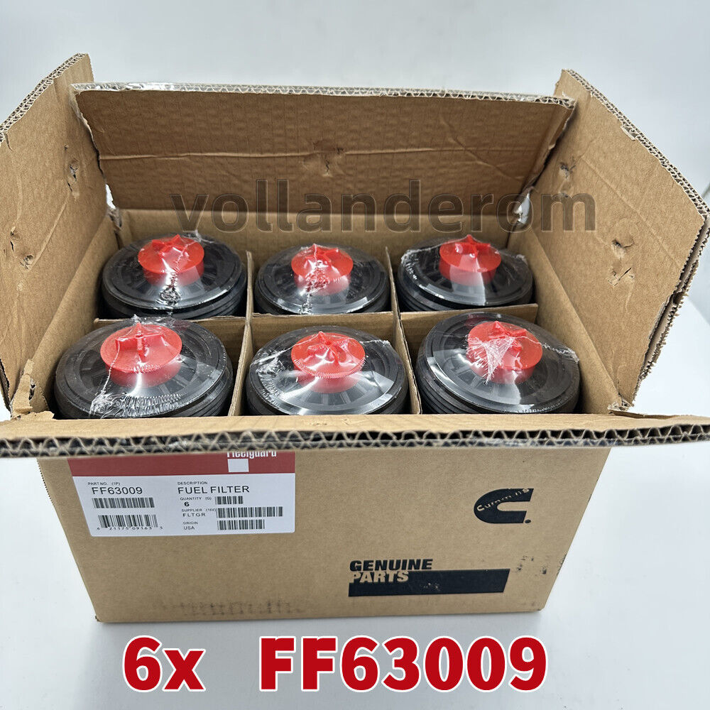 6X New Fleetguard Fuel Filter Replaces Engine Part 5303743 FF63054NN FF63009 US