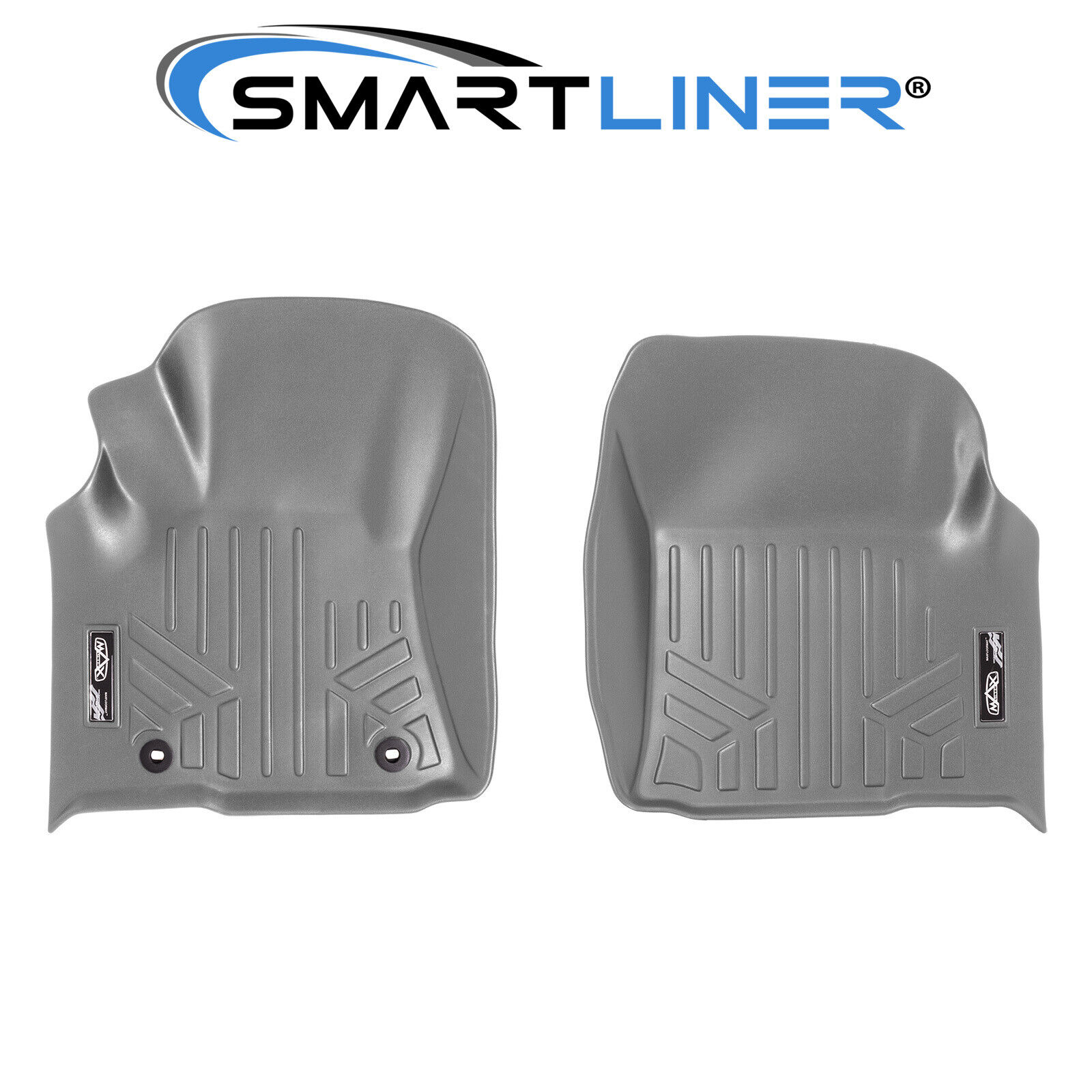 SMARTLINER Custom Fit Floor Mats 1st Row Liner Set 2015-2018 Hilux REVO