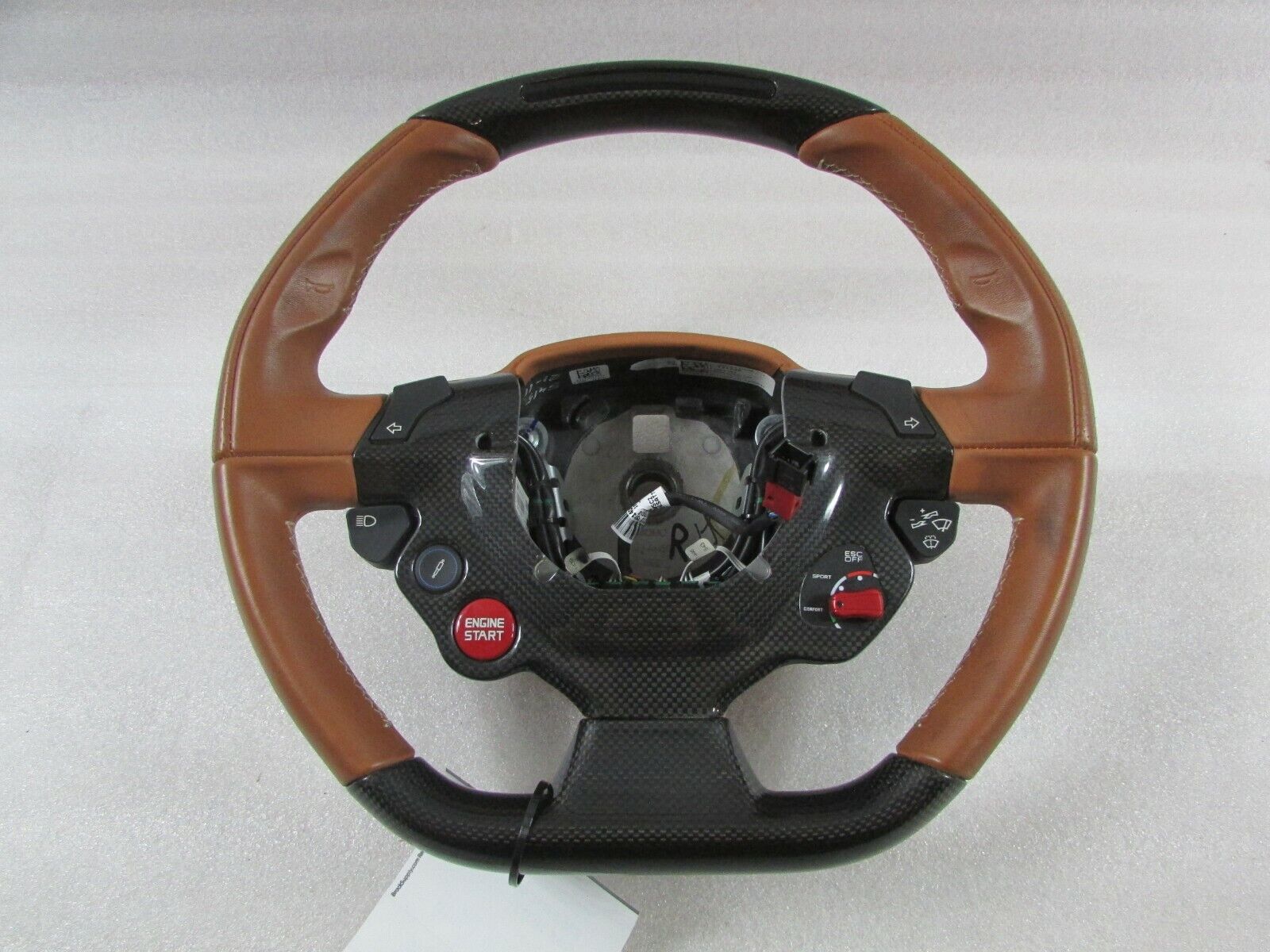 Ferrari California, Steering Wheel, Cuoio / Carbon Fiber, Used
