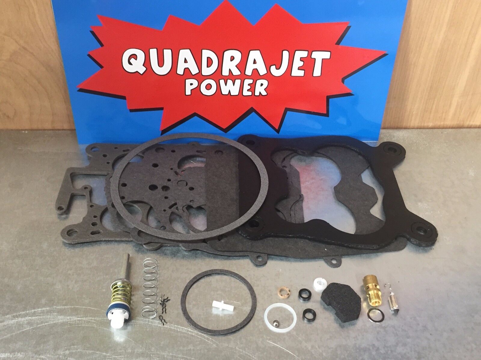 Quadrajet Rebuild Kit. Buick 75-80, Chevrolet 76-80, Chevy GMC 76-87,Dodge 78-81