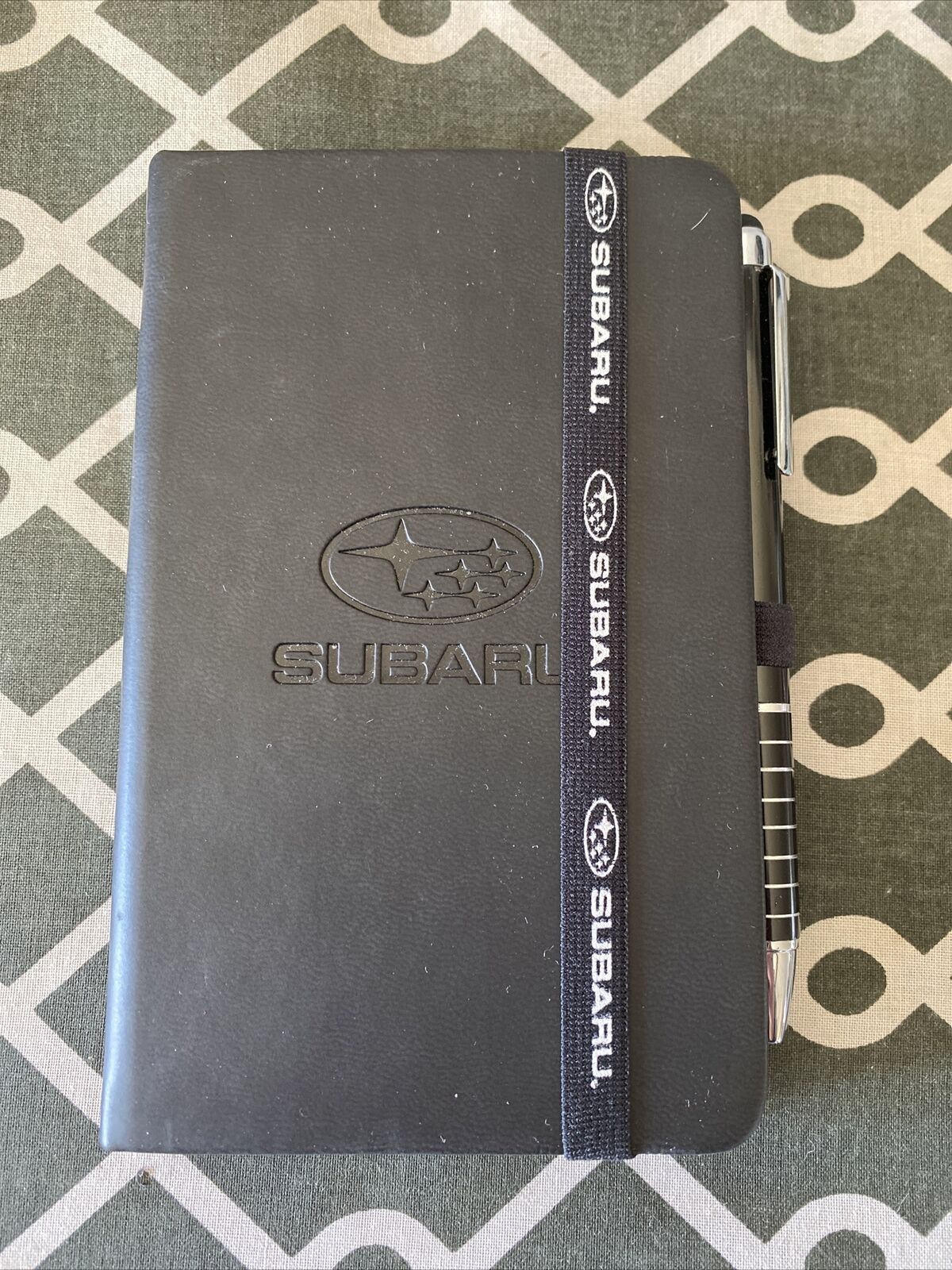 Subaru Love Encore Star Delivery Journal Note Book Pad & Pen, Blank Unused