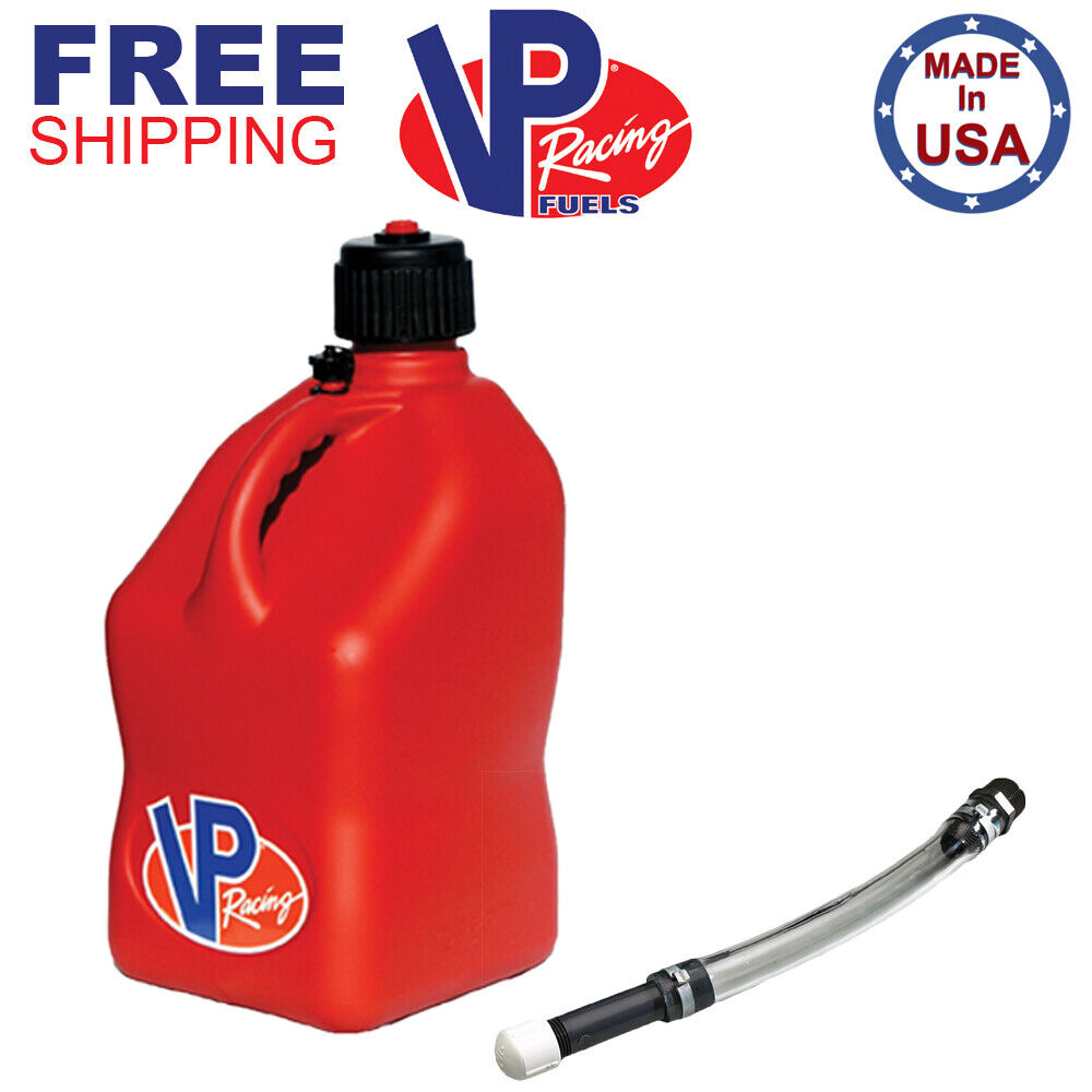 VP Racing Fuels Utility Jugs Square 5.5 Gallon (Specify #, Color & Hose)