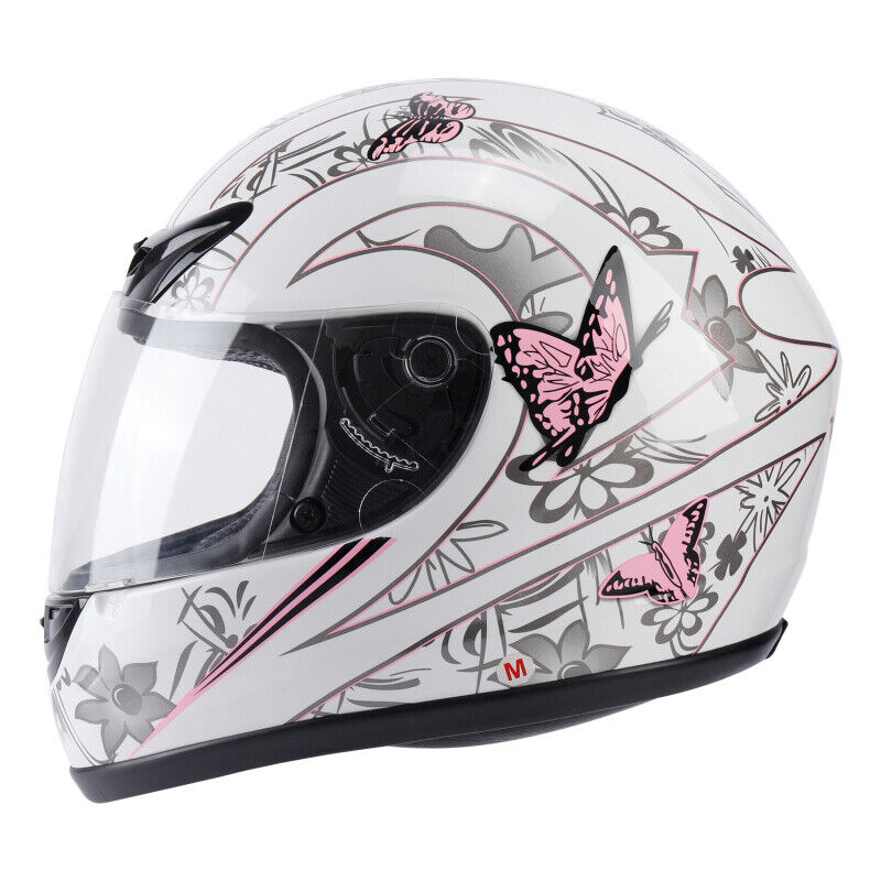 TCMT DOT Adult Motorcycle Butterfly Flip Up Full Face Street Dirt Bike Helmet US