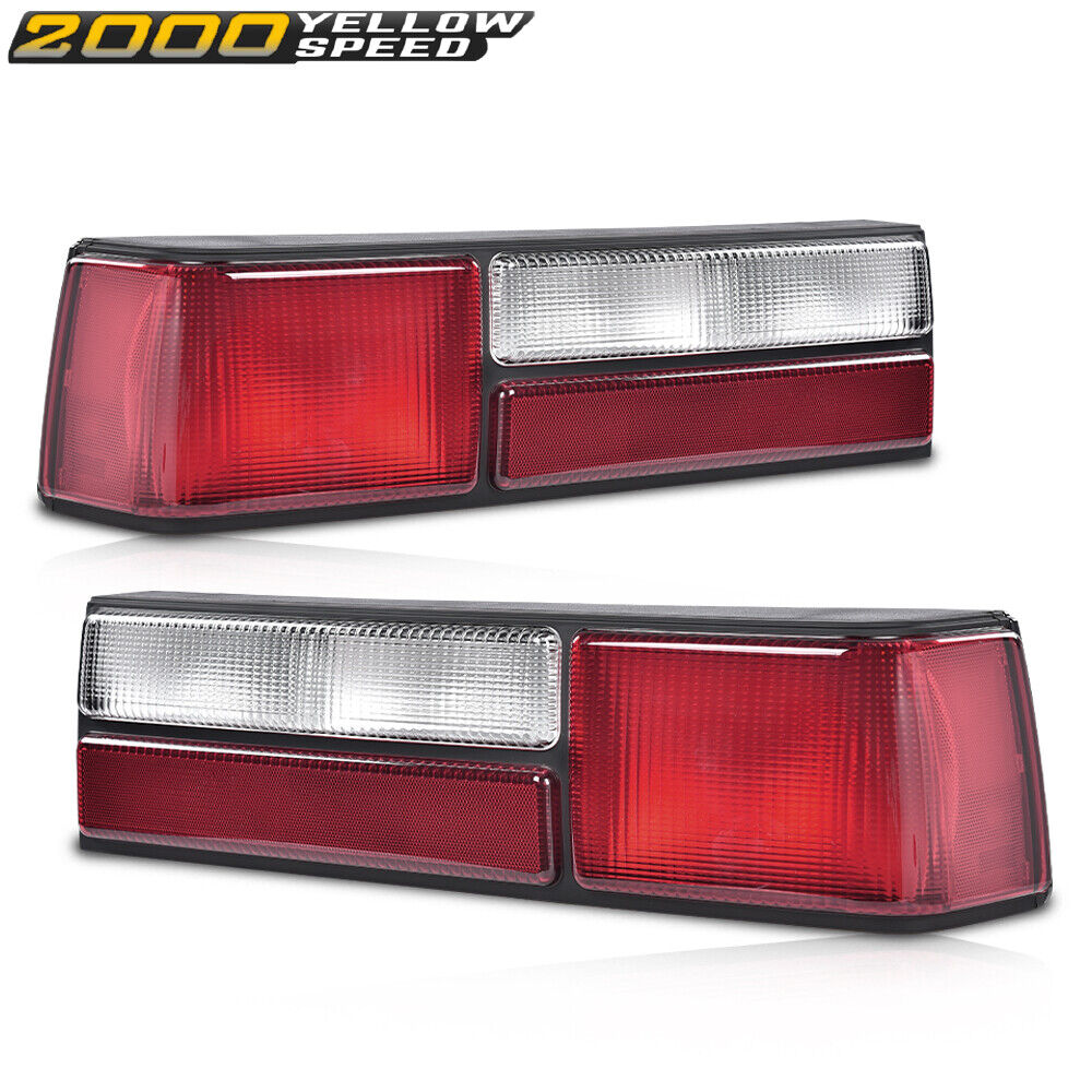 Taillights Taillamps Rear Brake Lights Left/Right Pair Fit for Mustang LX 87-93 