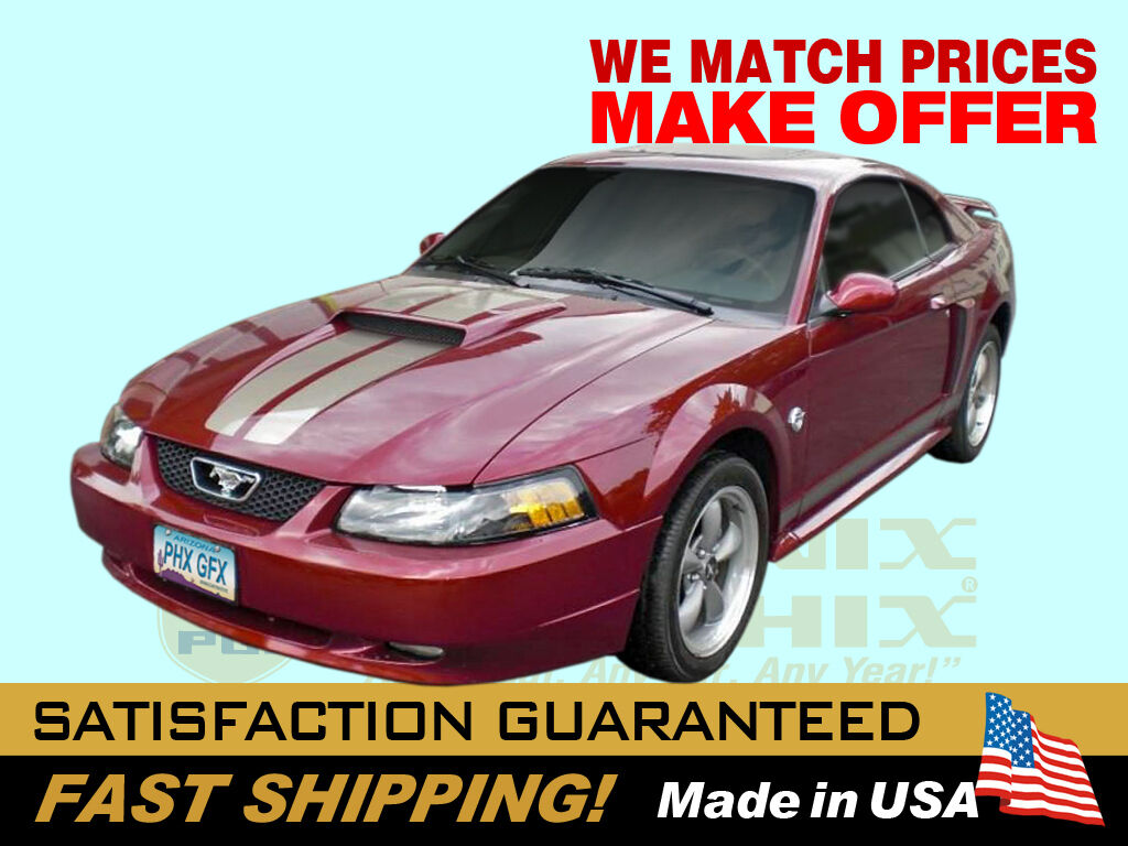 compatible with, 2004 Ford 40th Anniversary Mustang Decals Stripes Graphics Kit
