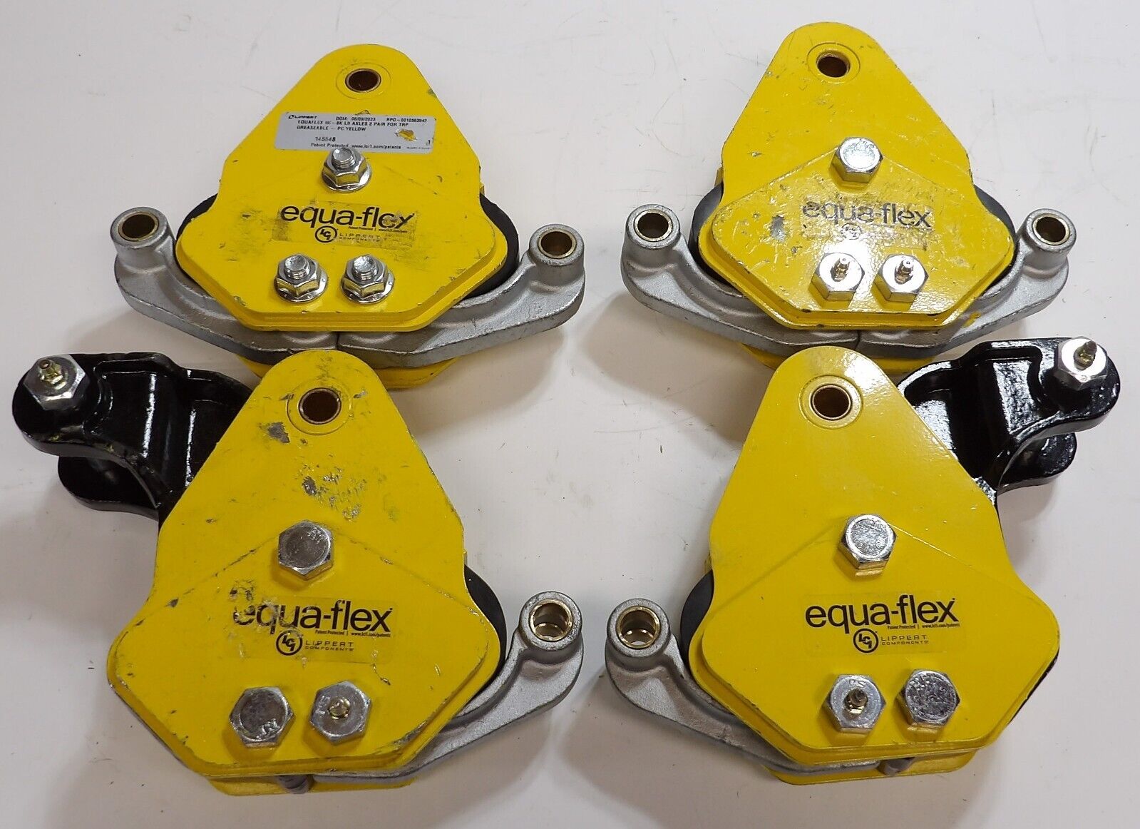 Set Of Lippert Equa-Flex Rubberized Equalizer Tandem Axle 8k