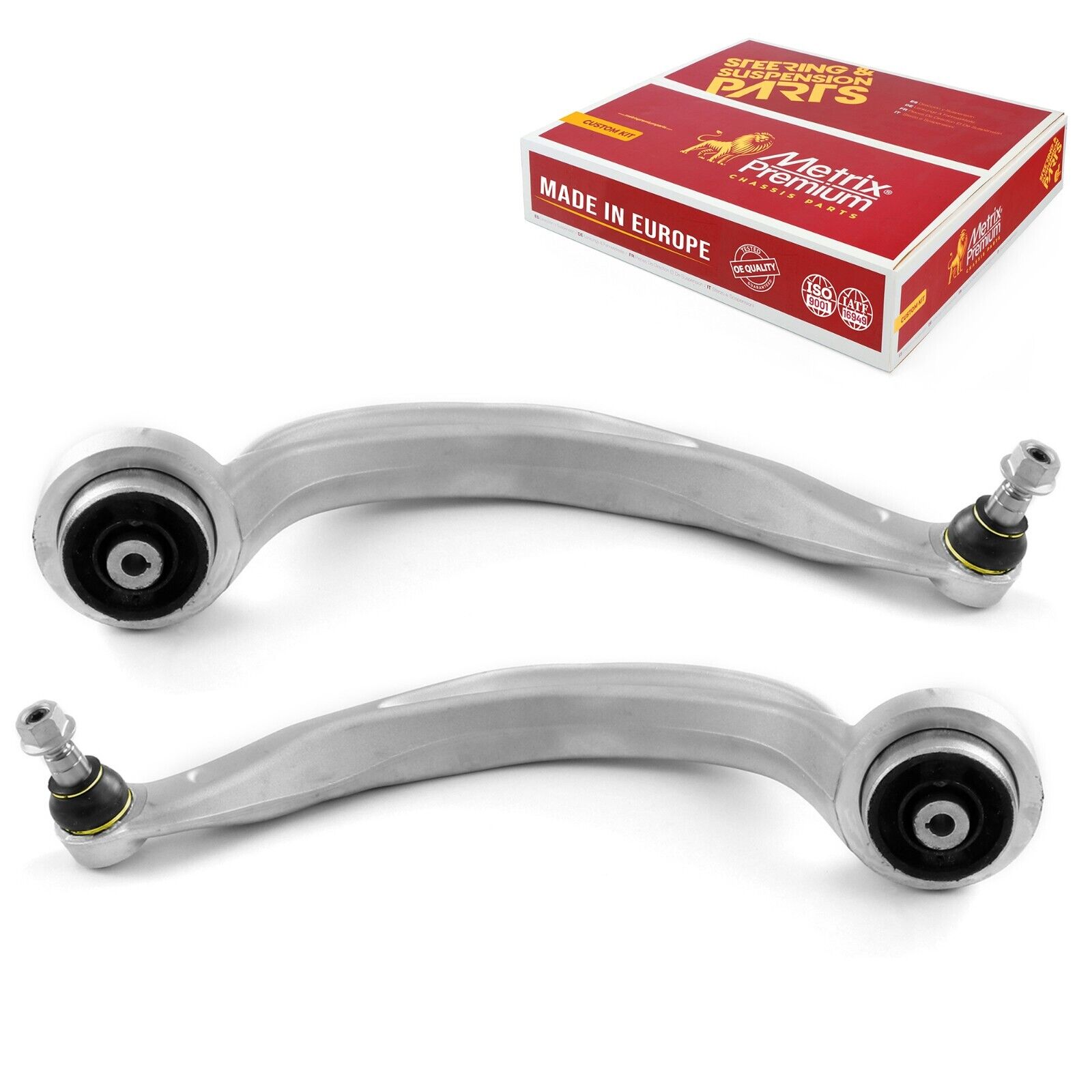 Front Left & Right Lower Rearward Control Arms Set For 10-17 Audi A4 A5 Q5 RS5