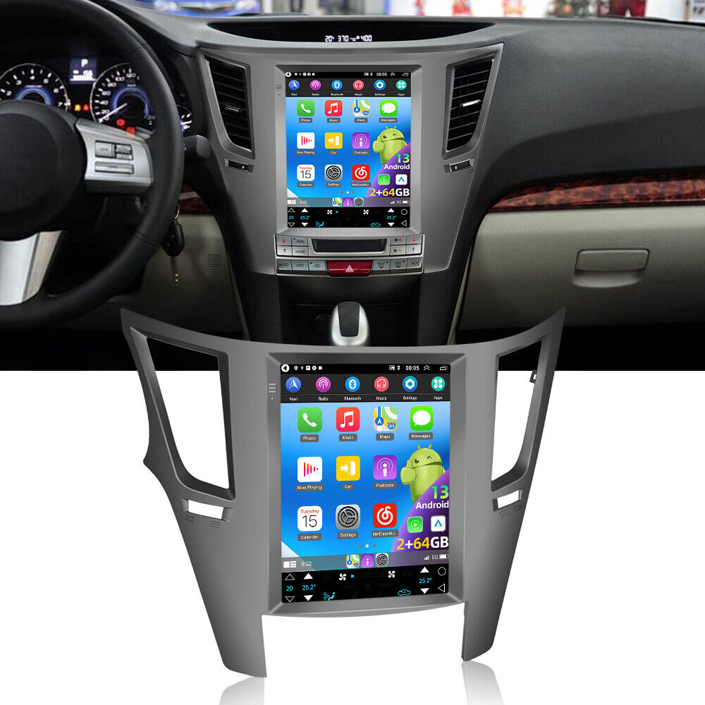 2+64G 9.7'' Carplay For Subaru Outback 2010-2014 Android 13 Car Stereo Radio GPS
