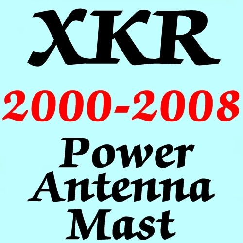 JAGUAR XKR POWER ANTENNA MAST 2000-2008 Brand New Stainless Steel + Instructions
