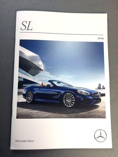 2018 Mercedes Benz SL 26-page Sales Brochure Catalog - AMG SL63 SL65 SL450 SL550