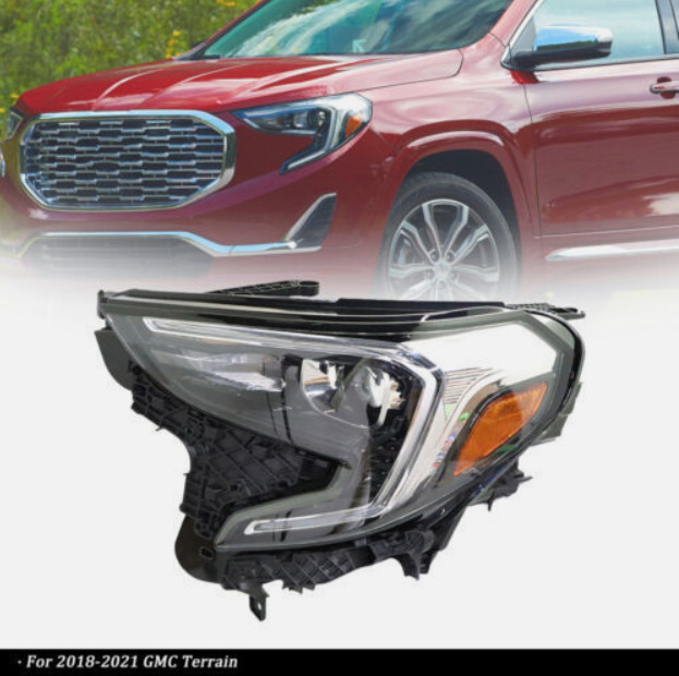 FITS FOR 2018-2021 GMC TERRAIN HID HEADLIGHT HEADLAMPS ASSEMBLY LEFT DRIVER SIDE
