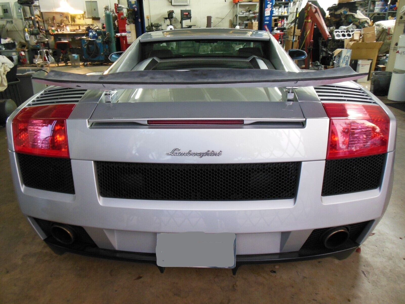 2003-13 Lamborghini Gallardo LP540 LP550 rear Adjust Wing Hamman FRP Made in USA